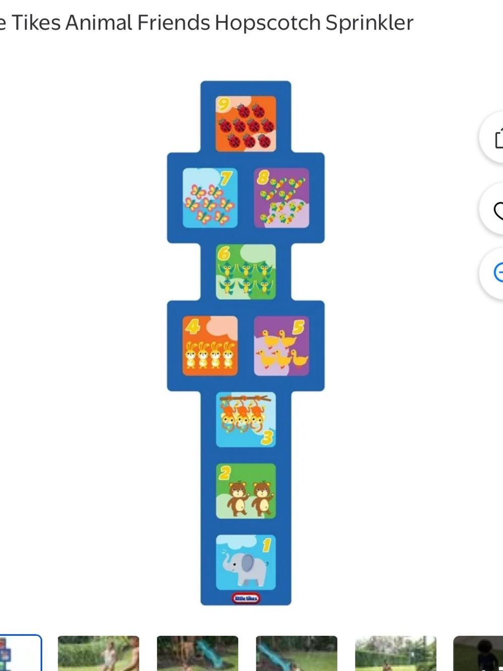 Animal Friends Hopscotch Sprinkler - Little Tikes